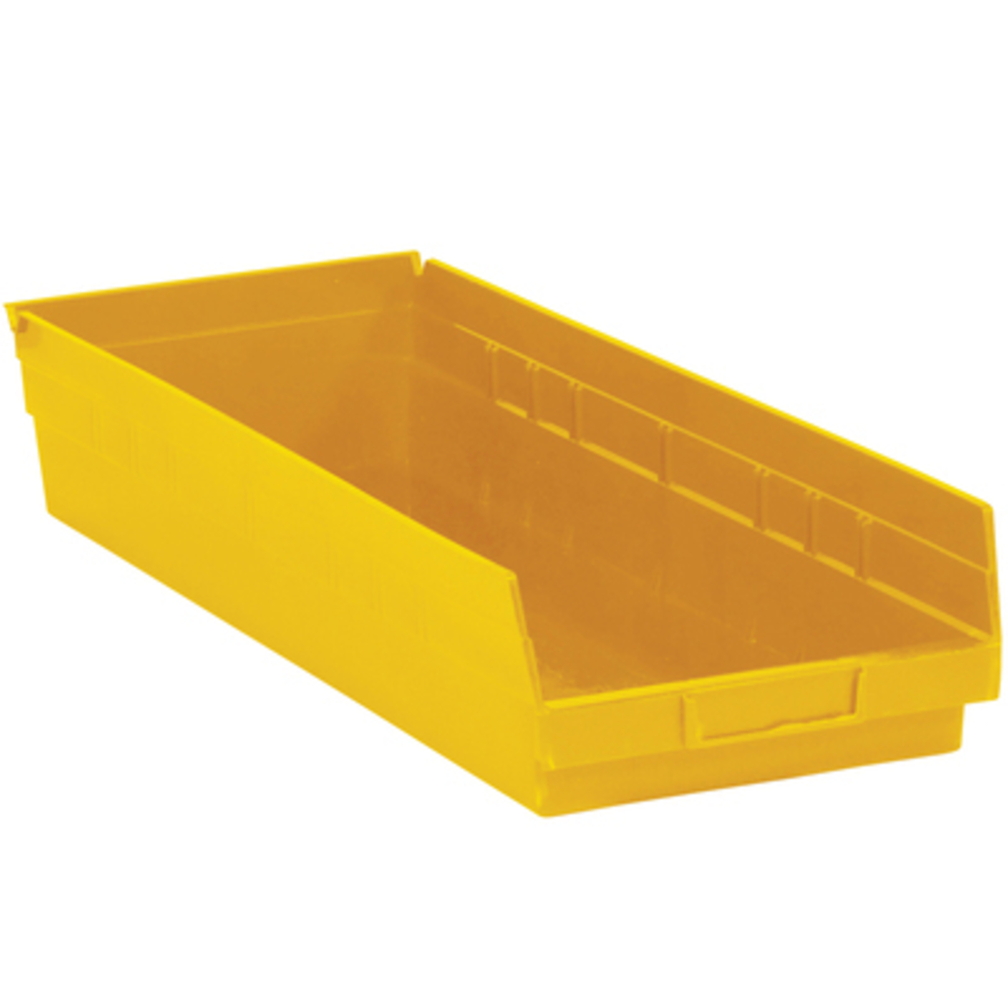 23 5/8 x 8 3/8 x 4in. Yellow Plastic SBB 6/CS, Height 4 in, Width 8.375 in, Bins Included (qty.) 6 Model# BINPS123Y